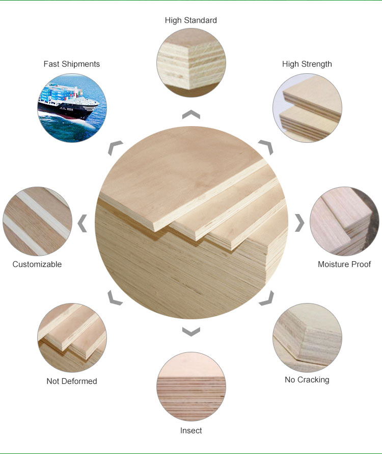 packing commercial plywood E2 glue plywood(图4)